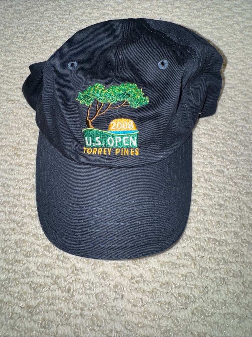 2008 U.S. Open Torrey Pines Embroidered Navy Baseball Cap